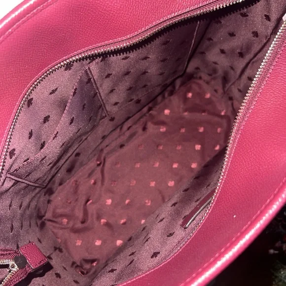 NWOT Kate Spade Lori Tote, Burgundy - Shoulder bag with zippered closure - Picture 9 of 13